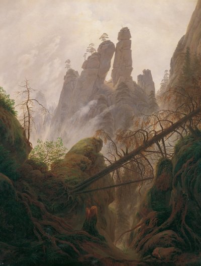 The Monk by the Sea by Caspar David Friedrich